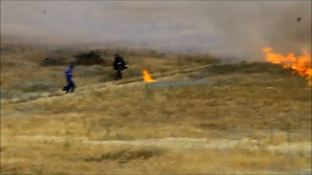 В Волжском произошел крупный пожар