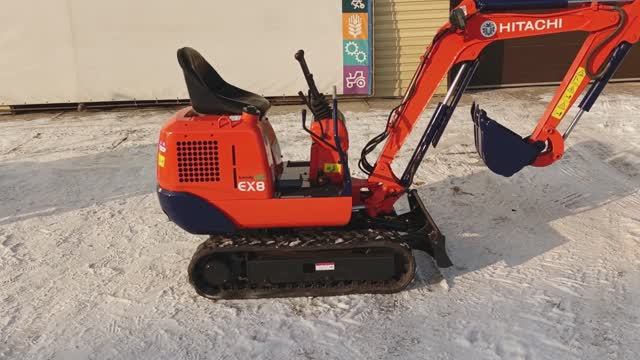 Миниэкскаватор HITACHI EX8 №1A3-01664