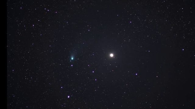 Fotografata la congiunzione tra la Cometa C/2022 E3 e Marte.