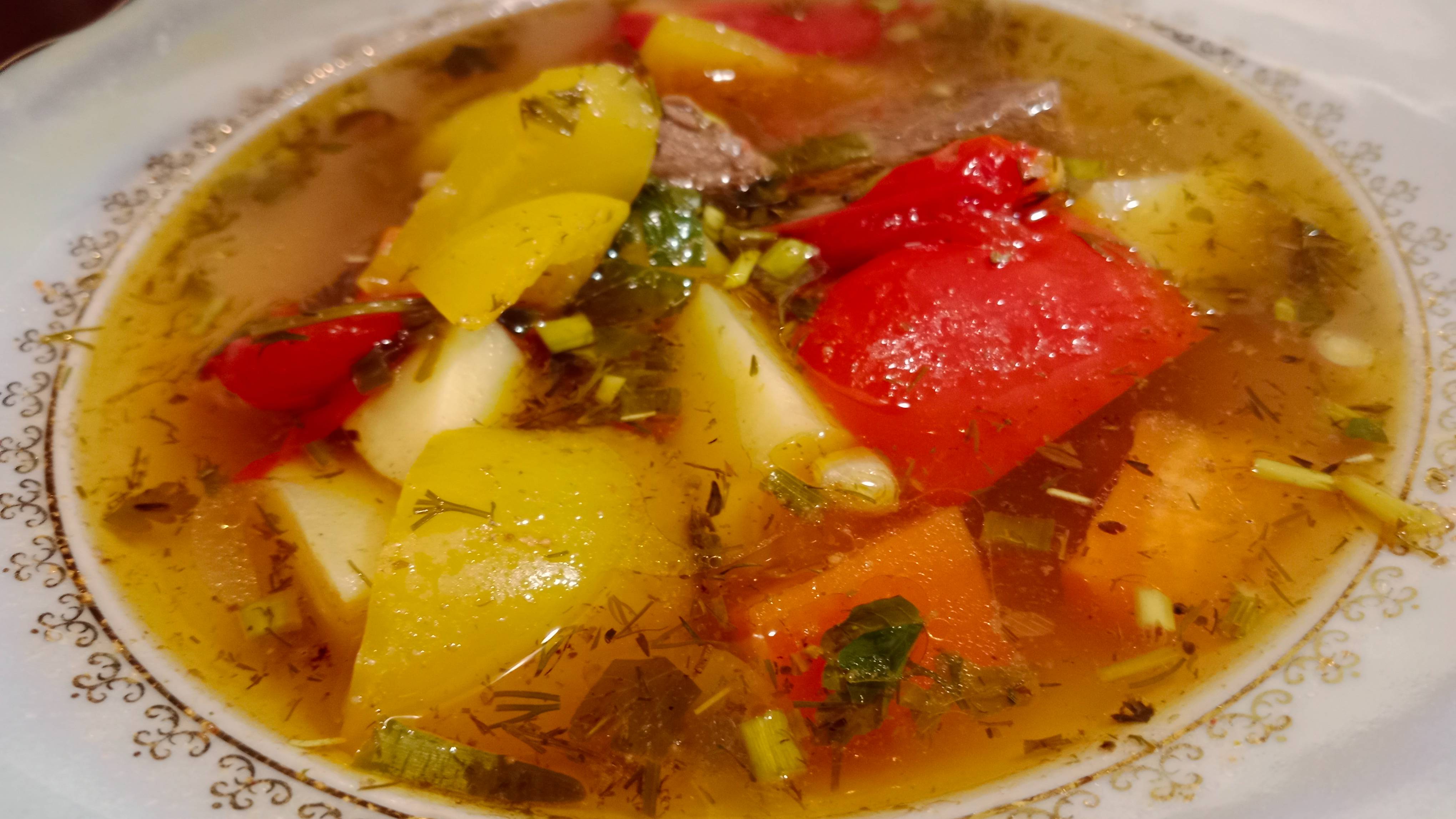 Домашние рецепты: Шурпа и Мясо тушеное