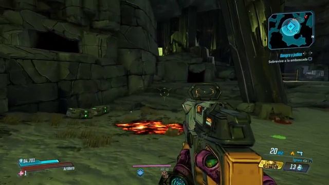 Nos dan un arma especial - Misiones secundarias del bosque de obsidiana 2 - Borderlands 3