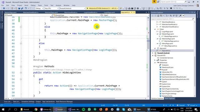 Xamarin 2018-I / Complete Course / Part 064 (Matches ViewModel)