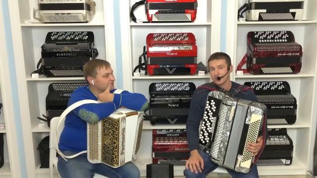 Беларусский самородок Василий в гостях салона «Баянист»