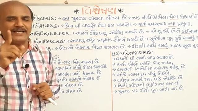 #ગુજરાતી_વ્યાકરણ_વિહાર #વિશેષણ(ભાગ-2)#Visheshan #દર્શકવાચક#સાપેક્ષવાચક#કર્તૃવાચક#સંખ્યાવાચક વિશેષણ