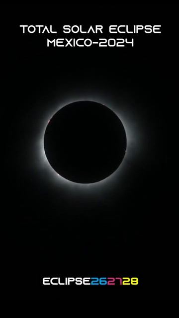Eclipse solar total Mexico 08/04/2024