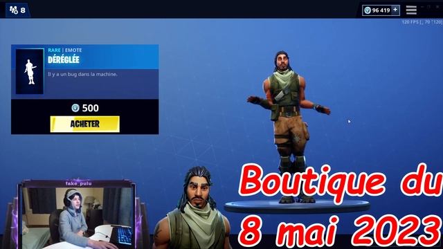 Boutique cosmos du 8 mai 2023 😱 (Le skin le plus rare) !!!