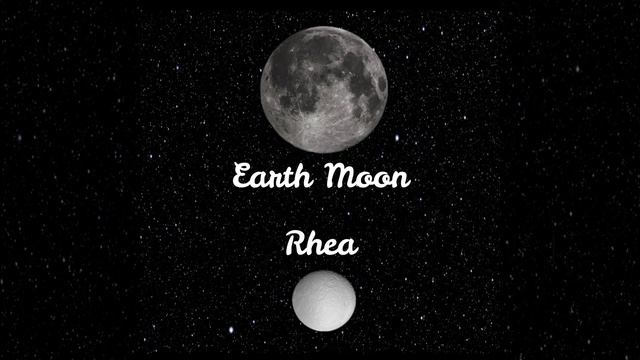 Rhea: Saturn's 2nd Largest Moon: a lot of water ice on the surface