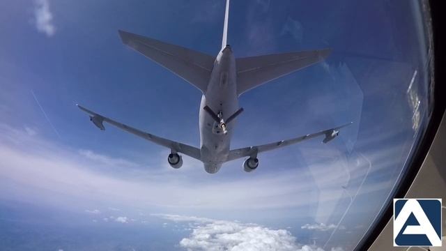 KC-767 tanker buddy refueling