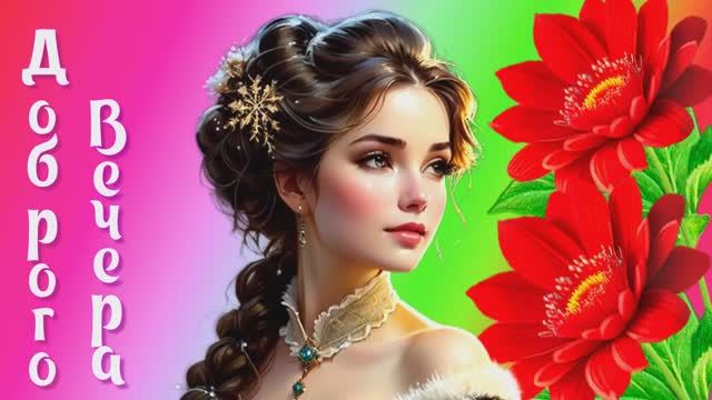Добрый вечер.  Душевная песня Александра Стволинского– Женщина любимая моя.
