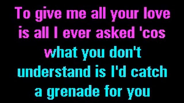 Bruno Mars - Grenade Lyrics - YouTube.flv
