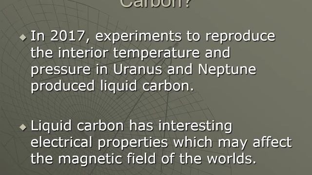 PHYS 1404 Carbon and Neptune