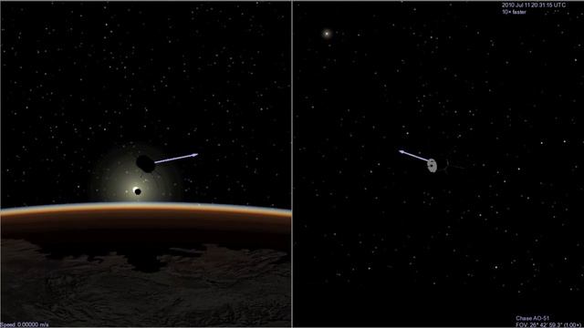 The Solar Eclipse of July 11, 2010 seen from AO-51