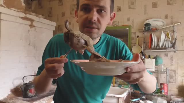 СУПЕР ОБЖОР НА ДЕЛИКАТЕС ВАРЕНЫЙ ВАЛЬДШНЕП С МАЙОНЕЗОМ!