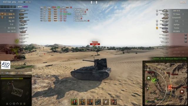 World of Tanks || Grille 15 - 12,2k DMG and 10 kills