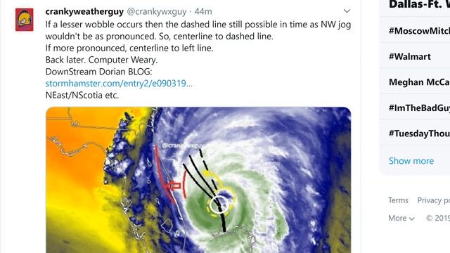 Hurricane Dorian Wobbles West still a THREAT to Florida Georgia & the Carolinas