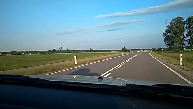 Дороги в Польше/Велодорожка между польским селами.