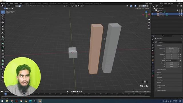 3D Modelling Blender Bangla Tutorial Part 04 || Transform Apply & Clear