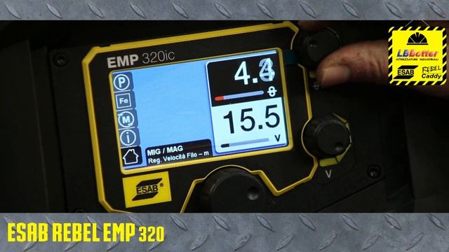 Presentazione saldatrice professionale ESAB REBEL EMP 320