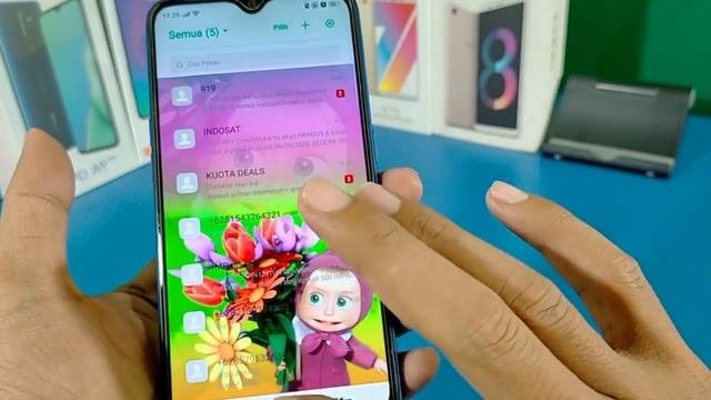 Tema Marsha And The Bear,Tema Oppo Color Os 5,6,7 Tembus Sampai Akar,Tema Realme UI