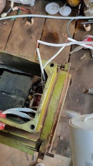monoblock motor pump 0.50 HP winding data | capacitor connection #shorts #viral #subscribe #ytshort
