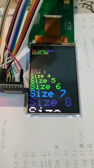 ESP32 runs 16-bit LCD 3.5" ST7796 320x480
