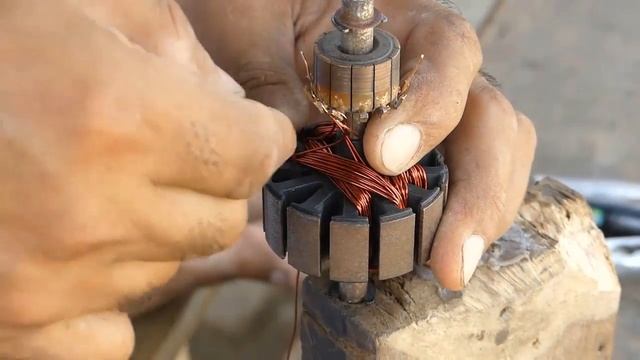 How to Rewind a Armature Silver to Copper of 12v DC Baleno Motor || 2020