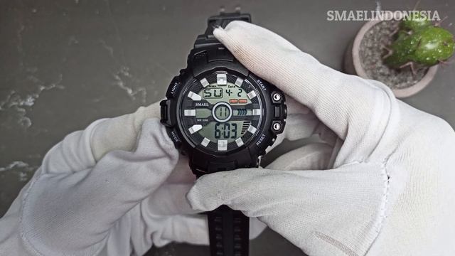 SMAEL 1532B Original Jam Tangan Pria LED Digital [Official Store]