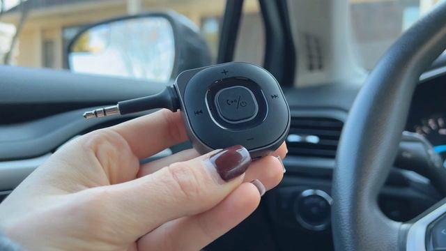 Bluetooth Adapter Aux Receiver Stereo Audio Auxiliary Port Portable 2-in-1 Wireless Transmitter