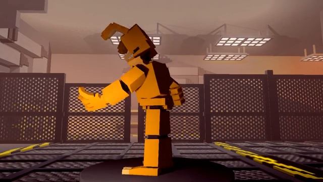 (mine-imator / fnaf )pinky pills springbonnie model for mine imator | rig made by bonnie animation