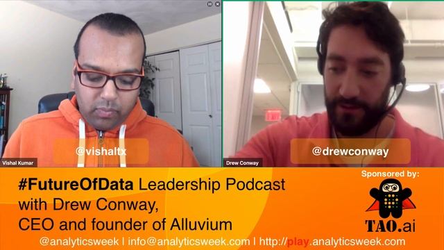 @DrewConway on fabric of an IOT Startup #FutureOfData #Podcast
