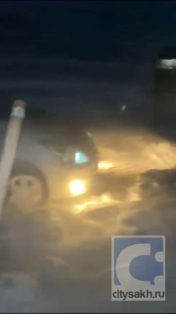 Метель застала сахалинцев врасплох, часть 2