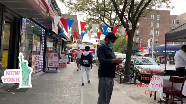 New York City terkini:Walking around Bangla Town Jackson Heights Queens New York Sept 16, 2020