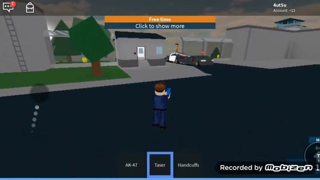 Играем в roblox prison Life за полицию