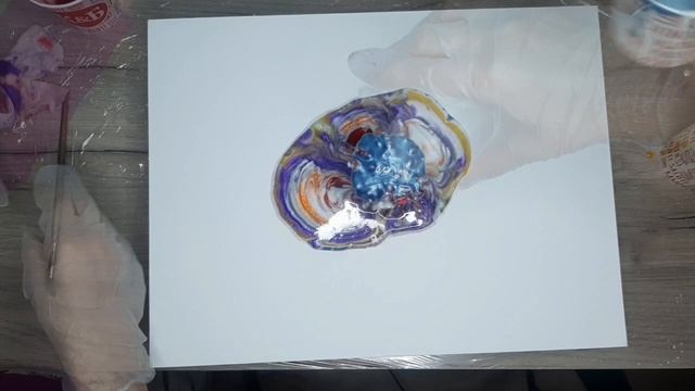 Легкий способ создания картины из эпоксидной смолы.