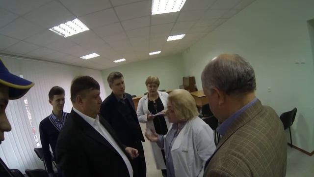 Встреча депутата Киевсовета Бревзина с работниками поликлиники Тимошенко 14