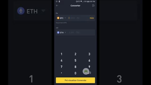 Como CONVERTER o REAL BRL para qualquer outra MOEDA no aplicativo da BINANCE. SE INSCREVA NO CANAL