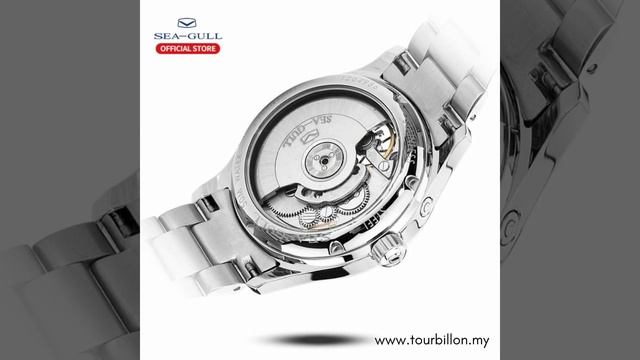 【Sea-Gull】 Mechanical Automatics Tourbillon Watch WIth Leather Band, Sapphire Crystal For Men