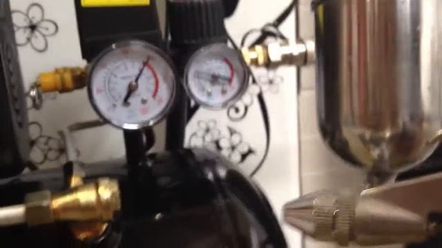 Testando compressor pratic air 25l com K3 spray gun