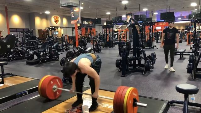Conventional deadlift 385x2 @150 body weight