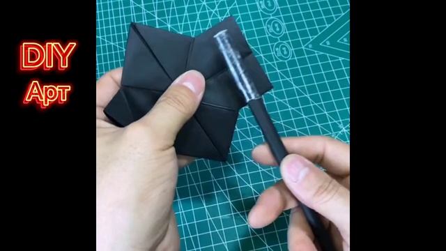 Тапорики из бумаги. Оригами тапориков. DIY
Арт