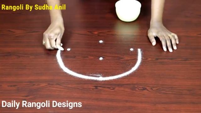 Two Beautiful Simple 3*2 Dots #Kolam Designs Small Deepavali #Muggulu #Rangoli Art | Diwali Kolanga