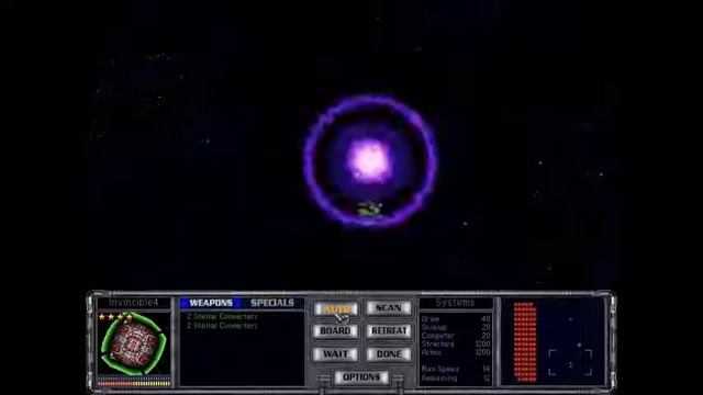 Master of Orion 2: winning by defeating Antares