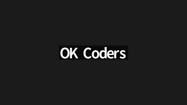 OK Coders 2023-04-28T19:00:35Z