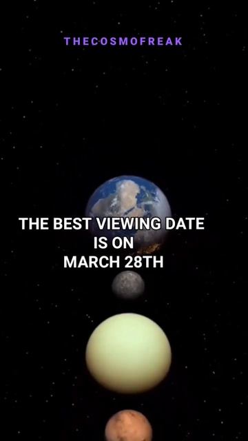 planetary conjunction March 2023| moon and Venus conjunction| #astronomy #space #universe