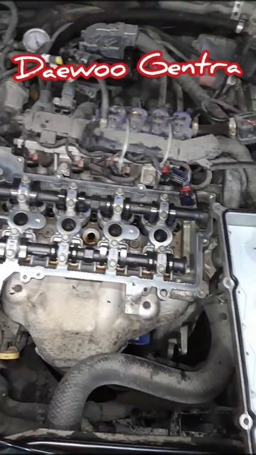 Daewoo Gentra регулировка зазора клапанов