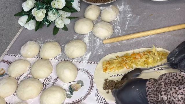 #ООООчень мягкие,много начинки,вкусные пирожки, без духовки#пирожкибездуховки#