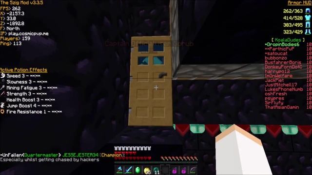 Officialuser Hacking! Hits me through door
