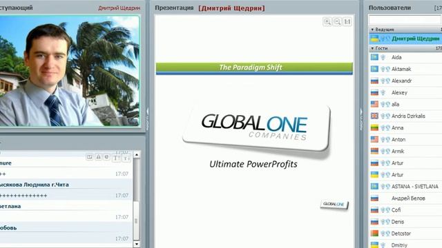 Презентация  Дмитрий Щедрин Global ONE 18 12 2012г