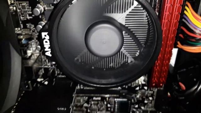 AMD Ryzen Wraith Stealth Cooler Startup