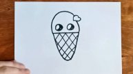 Как нарисовать мороженое. Арттерапия